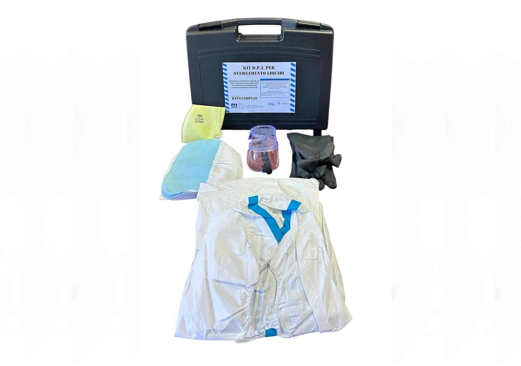 KIT058DPI40_Kit_Antisversamento_DPI_rischio_biologico Rimol Rivoli Torino