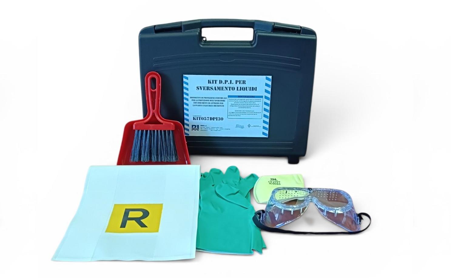 KIT057DPI30_Kit_Antisversamento_DPI_per_sversamento_liquidi Rimol Torino