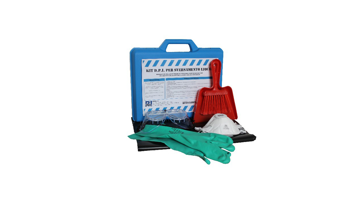 KIT058DPI30_Kit_Antisversamento_DPI_Sversamento_Liquidi_Rimol